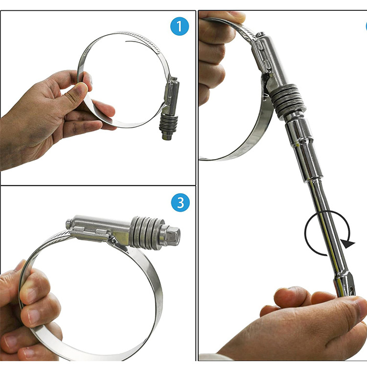 Heavy Duty American Type Hose Clamp