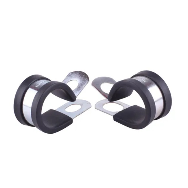 Rubber Lined P Clip