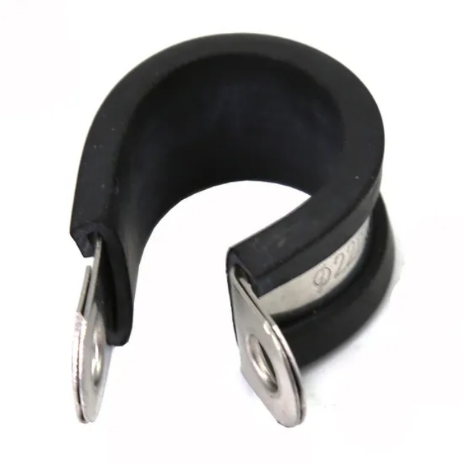 Rubber Lined P Clip
