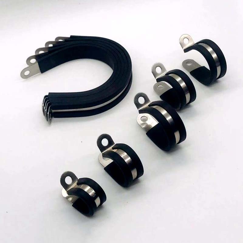Rubber Lined P Clip