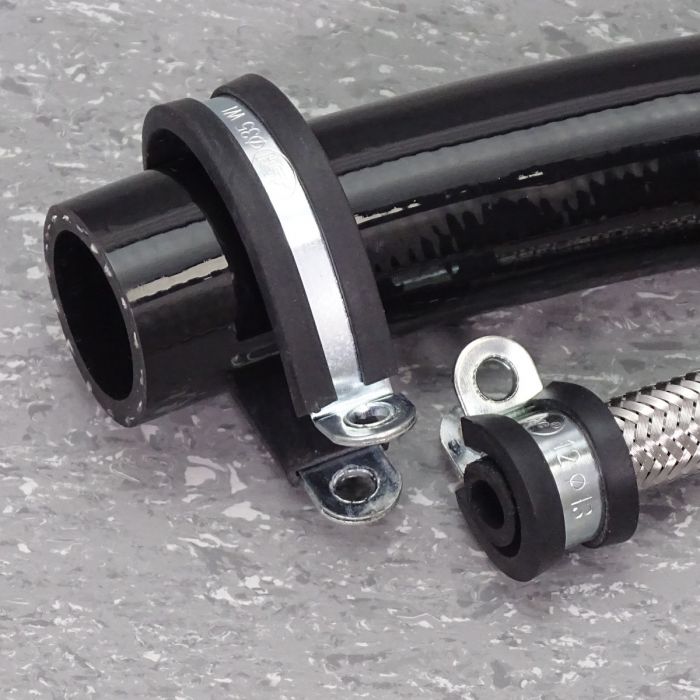Rubber Lined P Clip