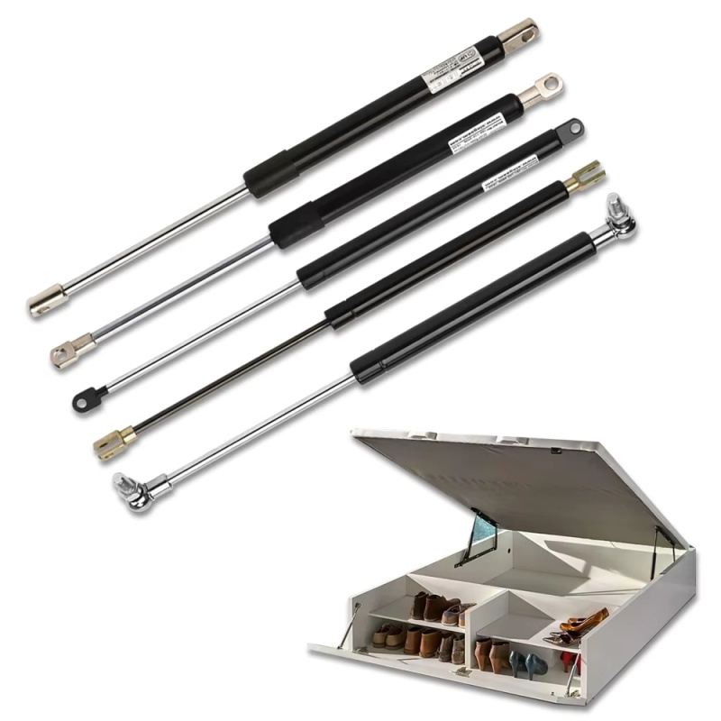 High-Quality Nitrogen Gas Spring, 10mm Rod, 1200N Force, Smooth Damping, for Automotive/Machinery.