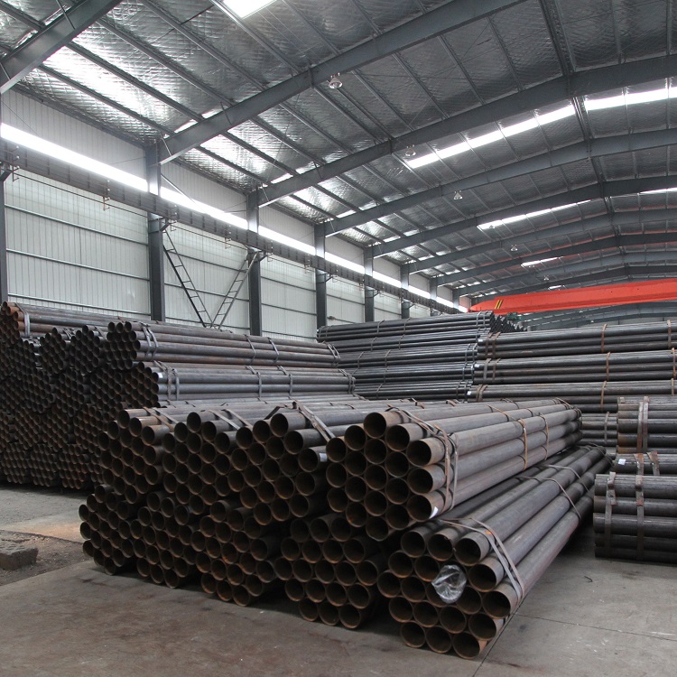 BS 1387 ASTM A53 MS Carbon Steel Pipe Standard Length Round Pipe